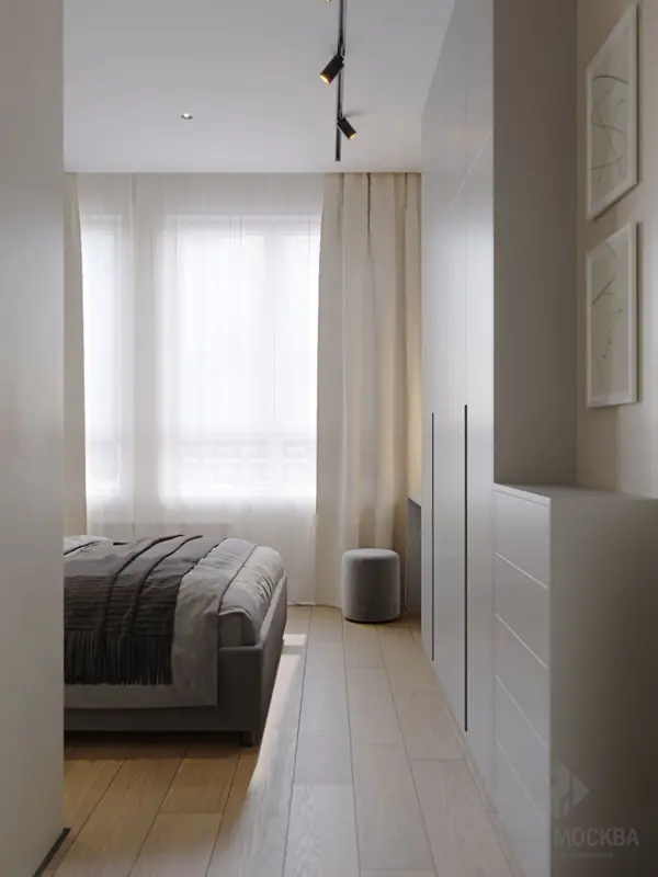 Дизайн однокомнатной квартиры по адресу: улица Эдварда Грига, дом 14