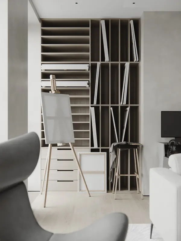 Квартира 144,8 m в стиле современный минимализм