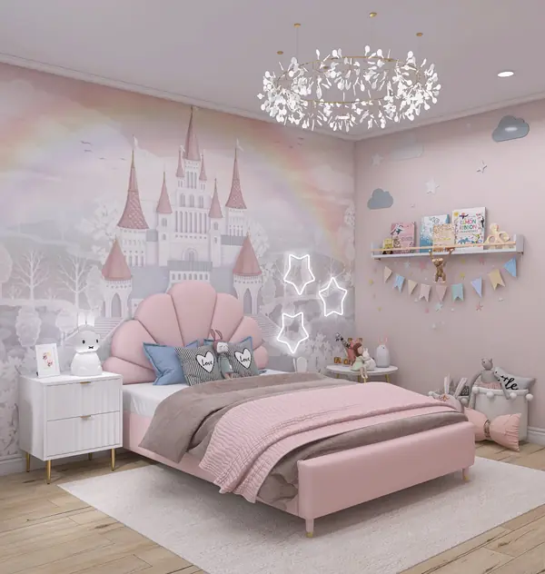 Квартира с золотыми и винными акцентами и элементами ар-деко