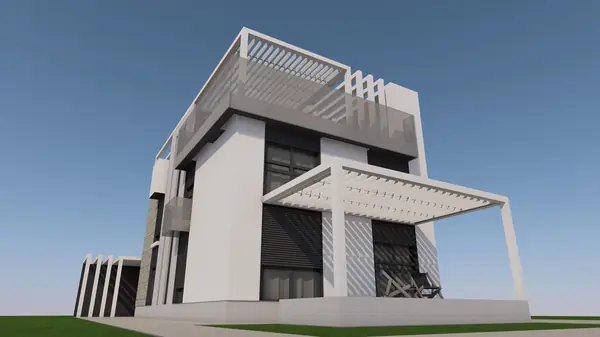 Современный аутентичный облик дома