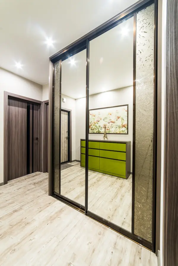 Проект прихожей и горки для гостиной