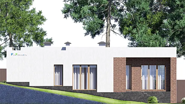 Проект одноэтажного дома 17х19м S228м2 F-15767