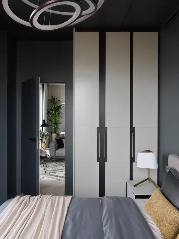 Лаконичная квартира в ЖК "Пресня Сити"