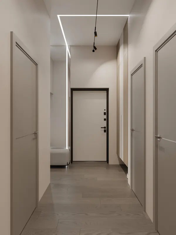 Светлая квартира для семьи из двух человек