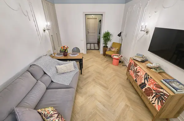 Интерьерная съёмка квартиры в сталинке на Кутузовском проспекте(Москва)