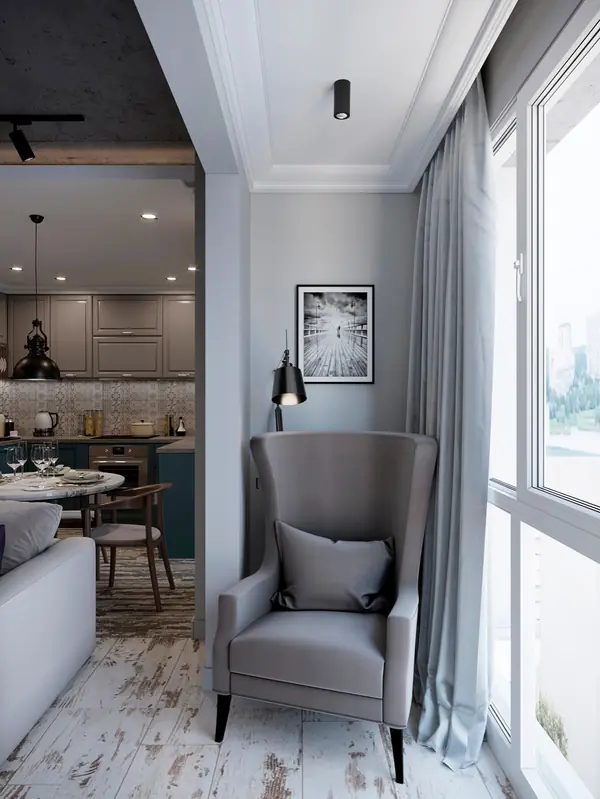 КВАРТИРА С АКЦЕНТАМИ НА ЦВЕТАХ