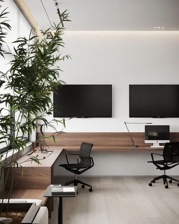 The Whale – Minimalist modern home office