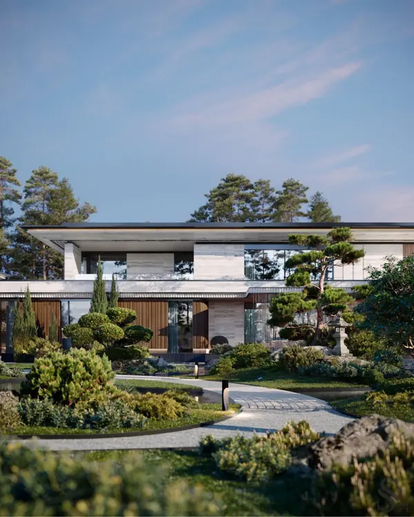 Прогулочные дорожки по всему участку