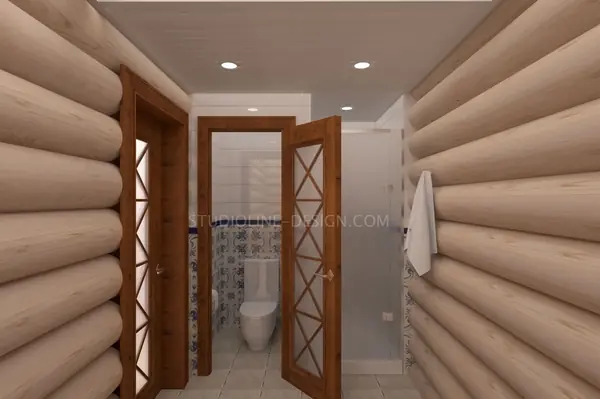 Дизайн интерьера дачи из сруба