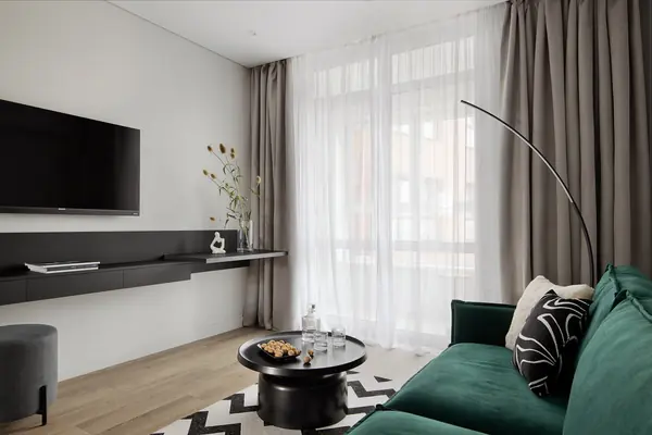 Реализованный дизайн-проекта квартиры под сдачу