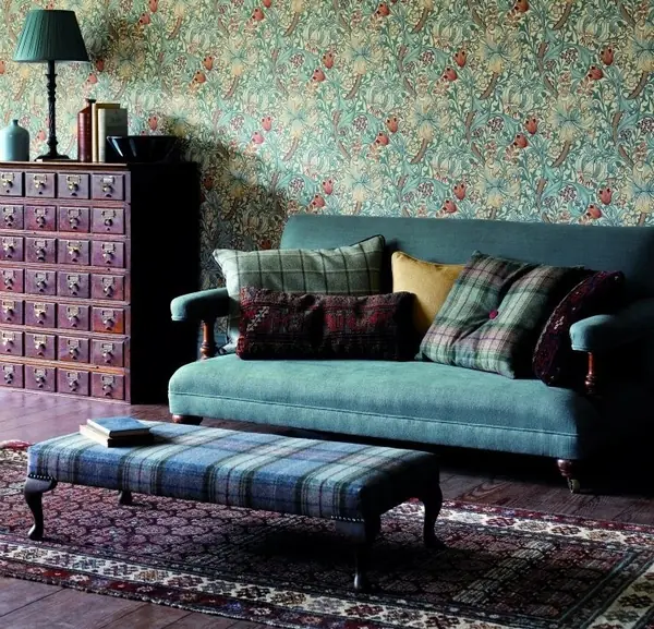 Ткани в готовых интерьерах