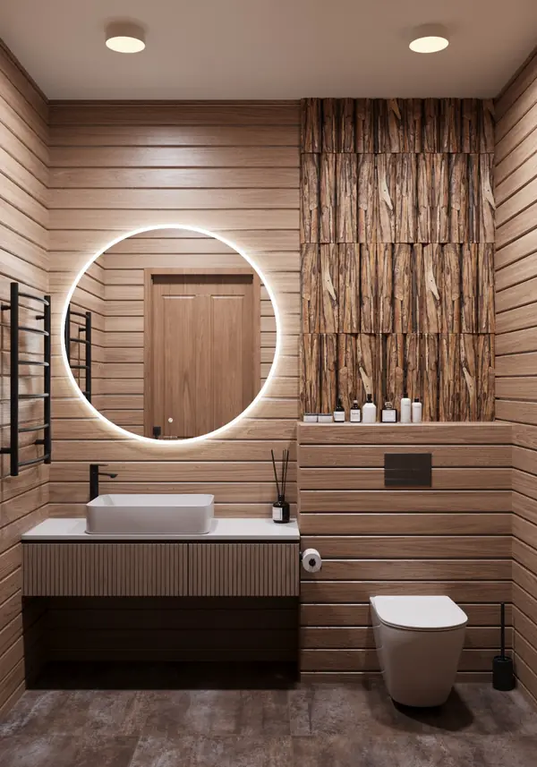 Баня в рыбацком стиле