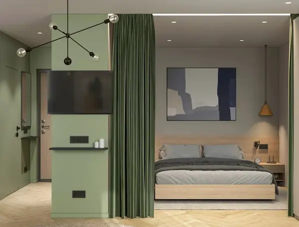 Ремонт однокомнатной квартиры в молодежном стиле