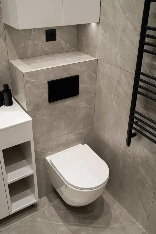 Серый минимализм | 58 кв.м.