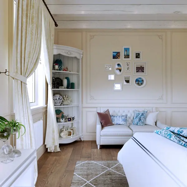 Дизайн проект частного дома в Московской области в стиле современный прованс