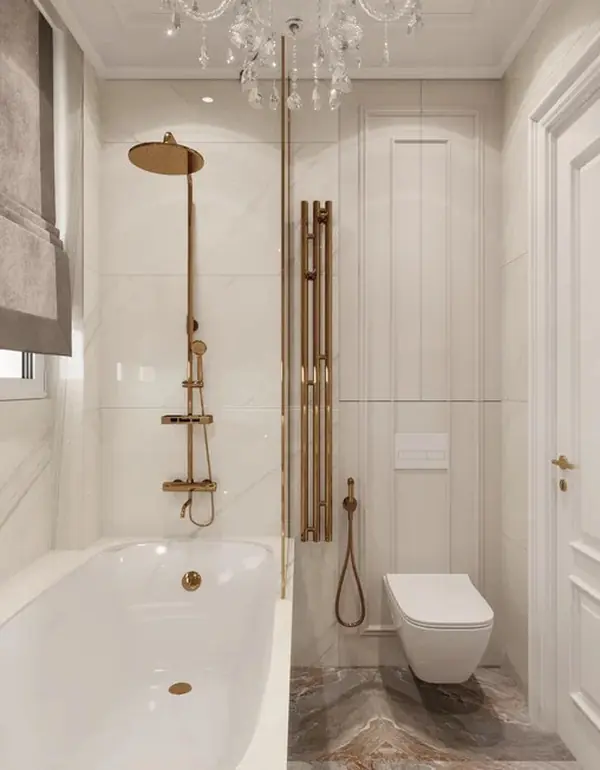 Светлая квартира 112,55 м² в современном стиле