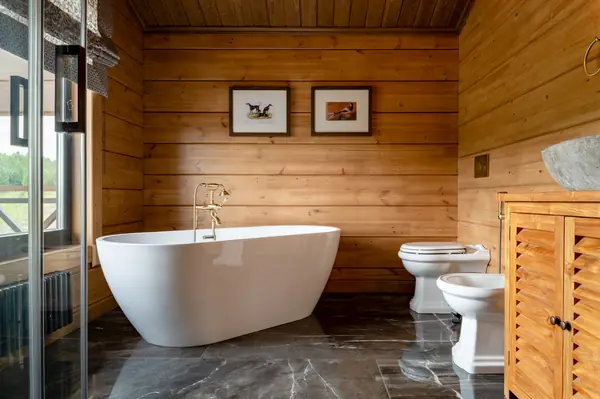 Дом из клееного бруса в Пензенской области.