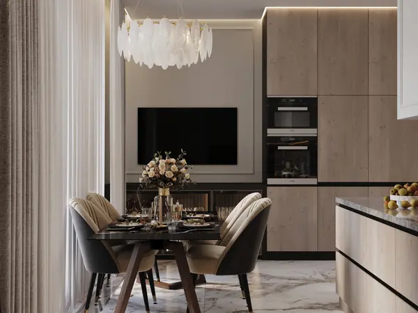 Современный проект квартиры 116 м² для семейной пары