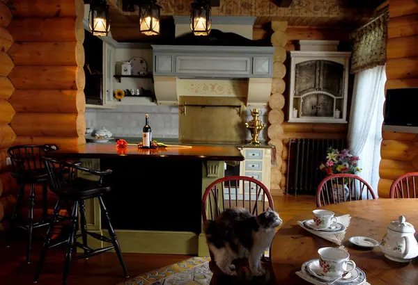 Деревянный дом 550 кв.м. в русском стиле