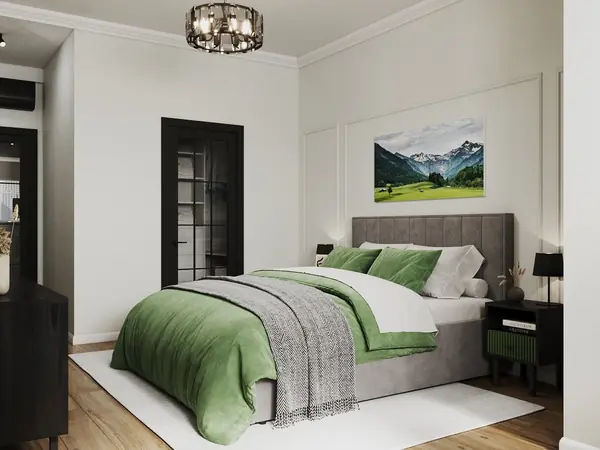 Дизайн интерьера трехкомнатной квартиры "Квартира в стиле современная классика"