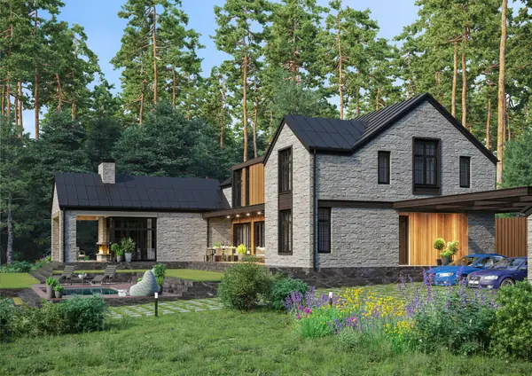 Дом на берегу реки Юхоть