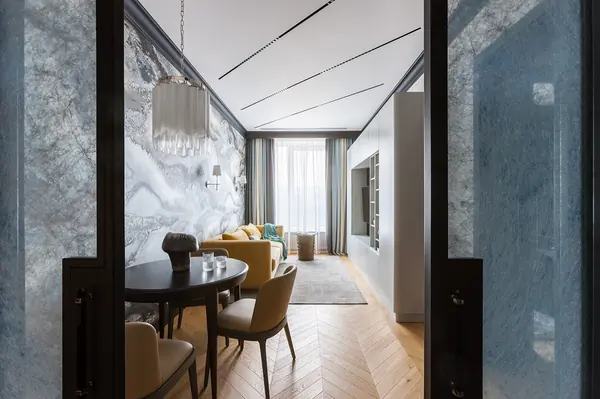 Дизайн двухкомнатной квартиры в ЖК Резиденции Архитекторов