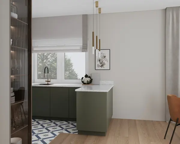 Частный дом с небольшой высотой потолков