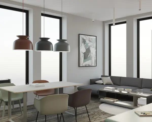 Скандинавская гостиная