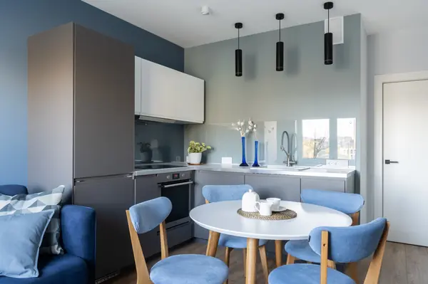 Скандинавская квартира для футбольного болельщика