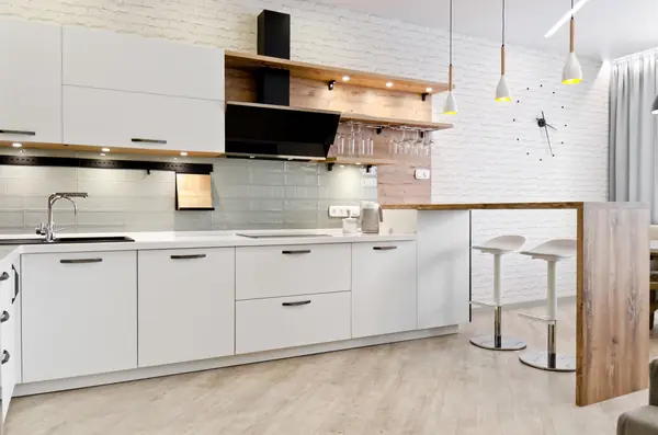 Лофт - светлый, комфортный.