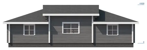 Дом из профилированного бруса "Реутов"