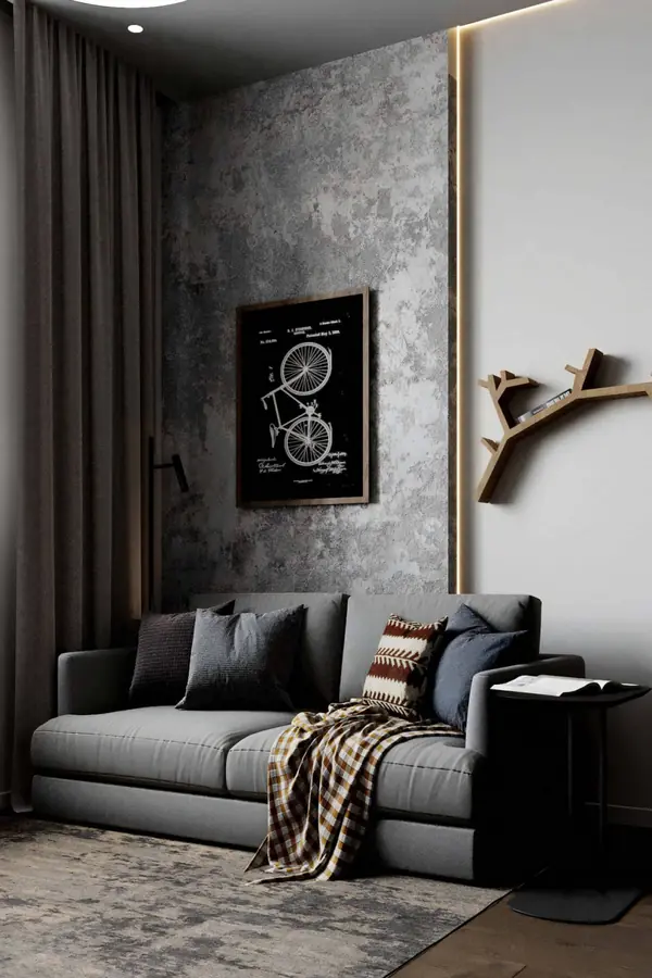 Дизайн и ремонт квартиры в ЖК «Квартал на Никулинской» — Акцент на дерево