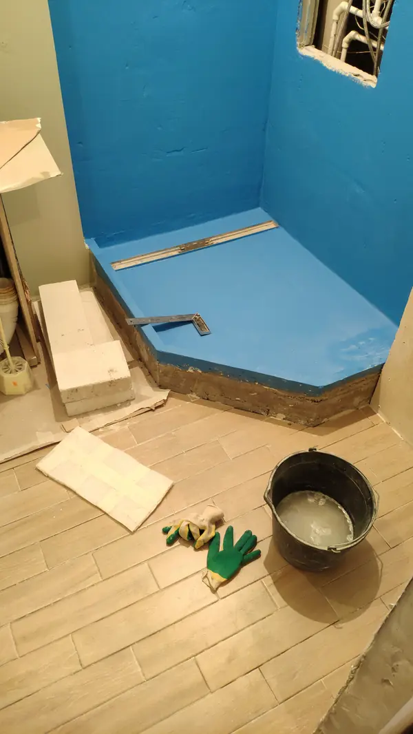 Счастье на Мичуринском - отделка санузла с душевой кабиной в новостройке