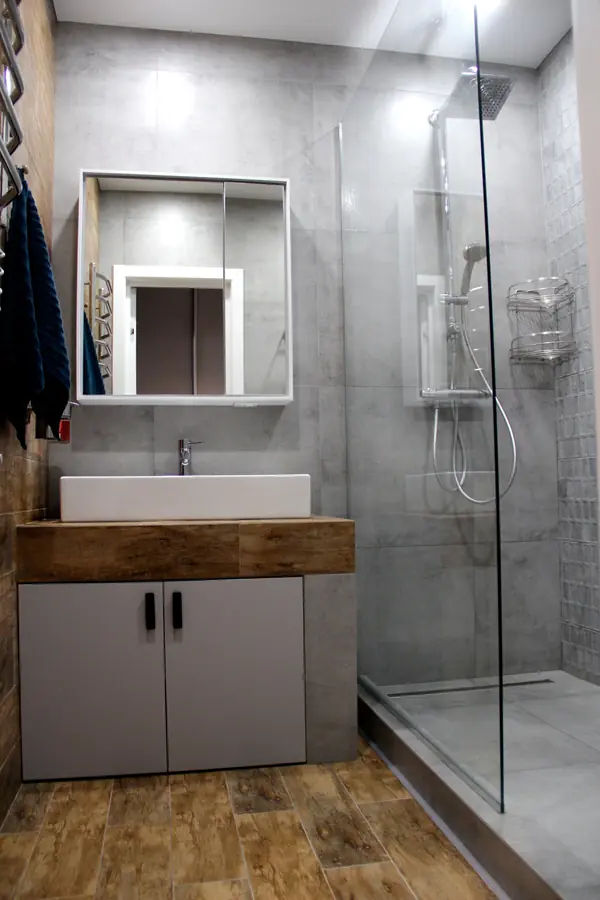 Душевая и сан узел в новостройке