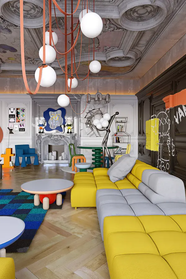 Дизайн апартаментов "FUN BOX"