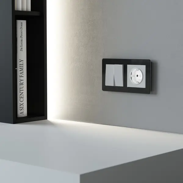 Уникальная розетка с новым цветом подсветки