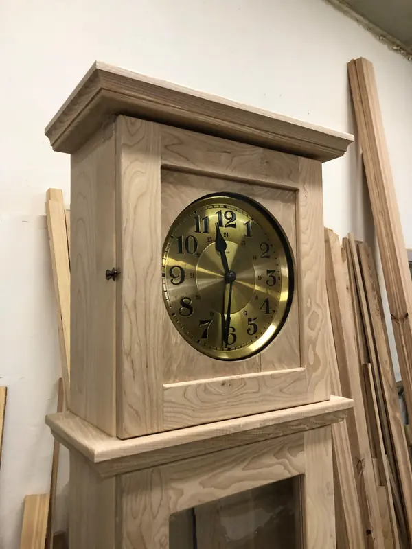 Корпус для польских часов 4-х годов из массива ясеня