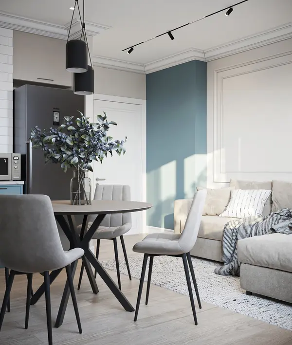 Евро однушка в стиле "Неоклассика"