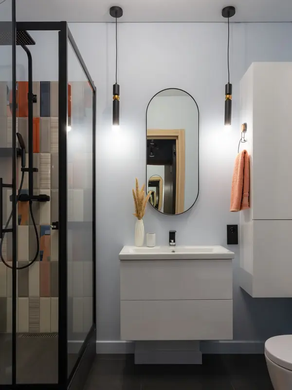 Малые м2 - не помеха комфорта. Смелый и яркий интерьер для молодой семьи