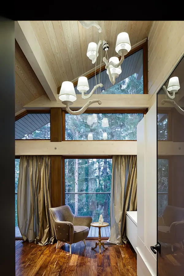 Загородный дом в Рощино. Фотографии.