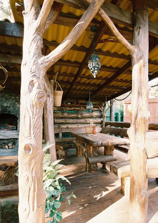 Сад в стиле кантри.