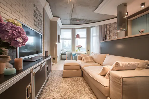 Peonies. Felt. Сoncrete.