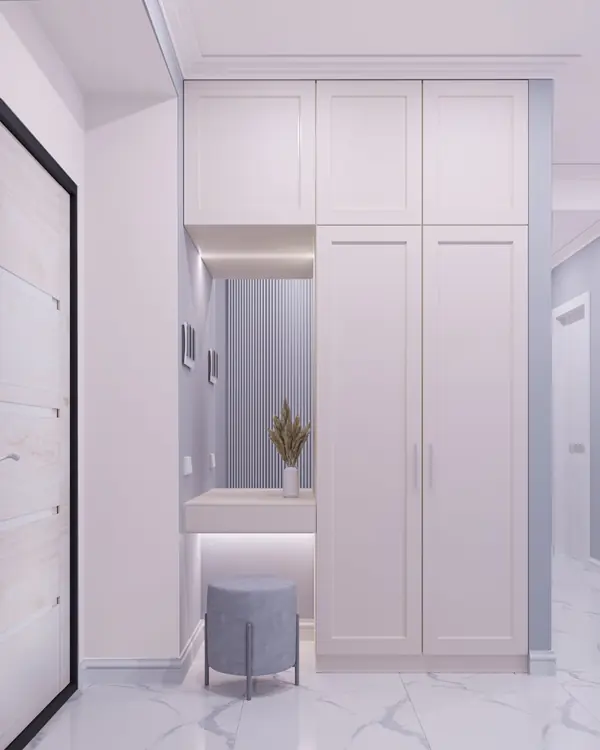 Дизайн-проект 4-х комнатной квартиры 92 м2  ЖК Новые Горизонты