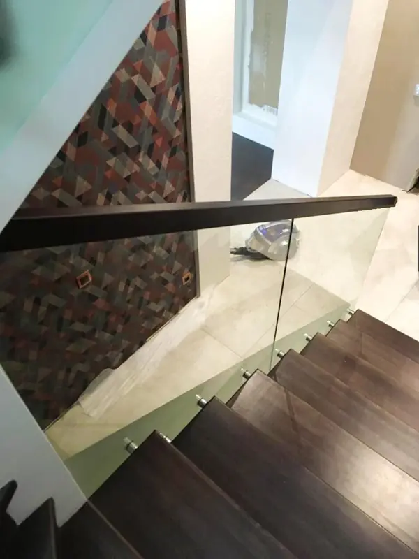 Ограждение со стеклом