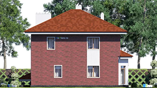 Проект двухэтажного дома 14х10 м S242м2 F-17468