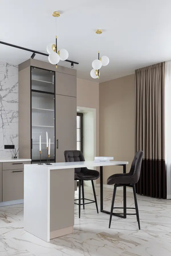 Реализованный интерьер дома