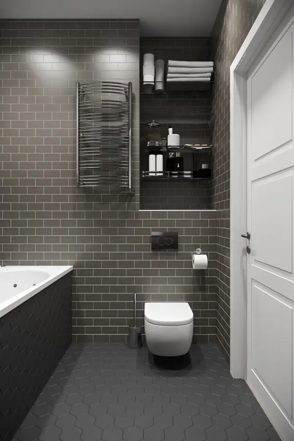 Квартира 57 кв.м. в Тетрис-холл г.Киев в индустриальном стиле