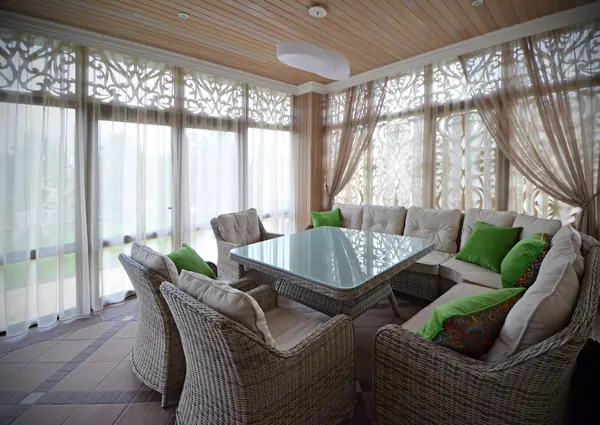 Интерьер летней веранды