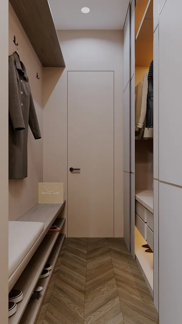 Дизайн-проект трехкомнатной квартиры 90 м2