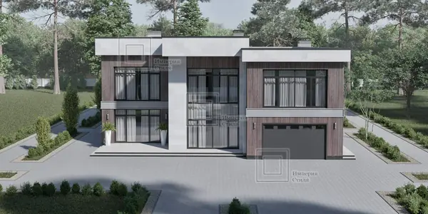 Проект дома с патио